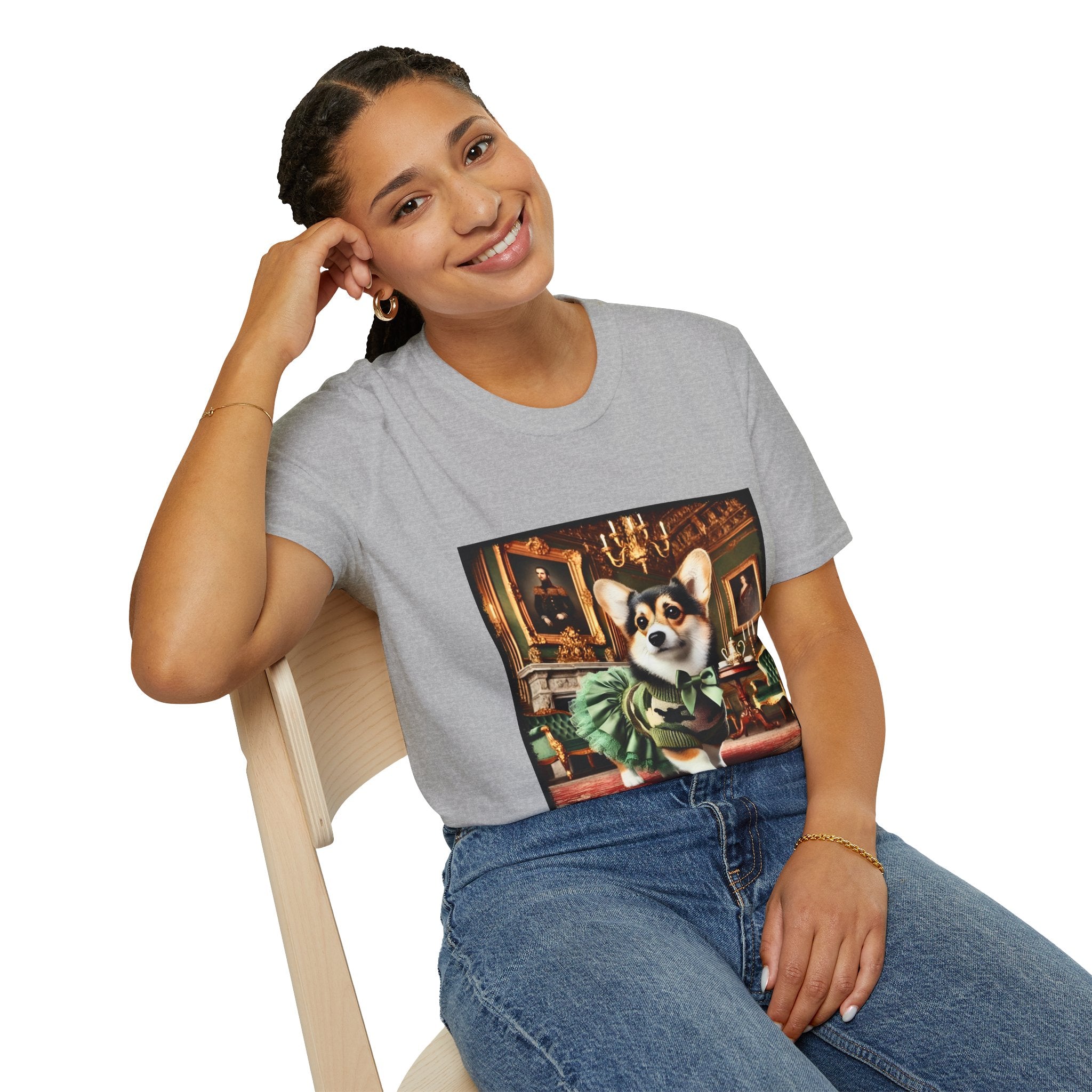 Pembroke Welsh Corgi Camo Glam | Unisex Dog T-Shirt