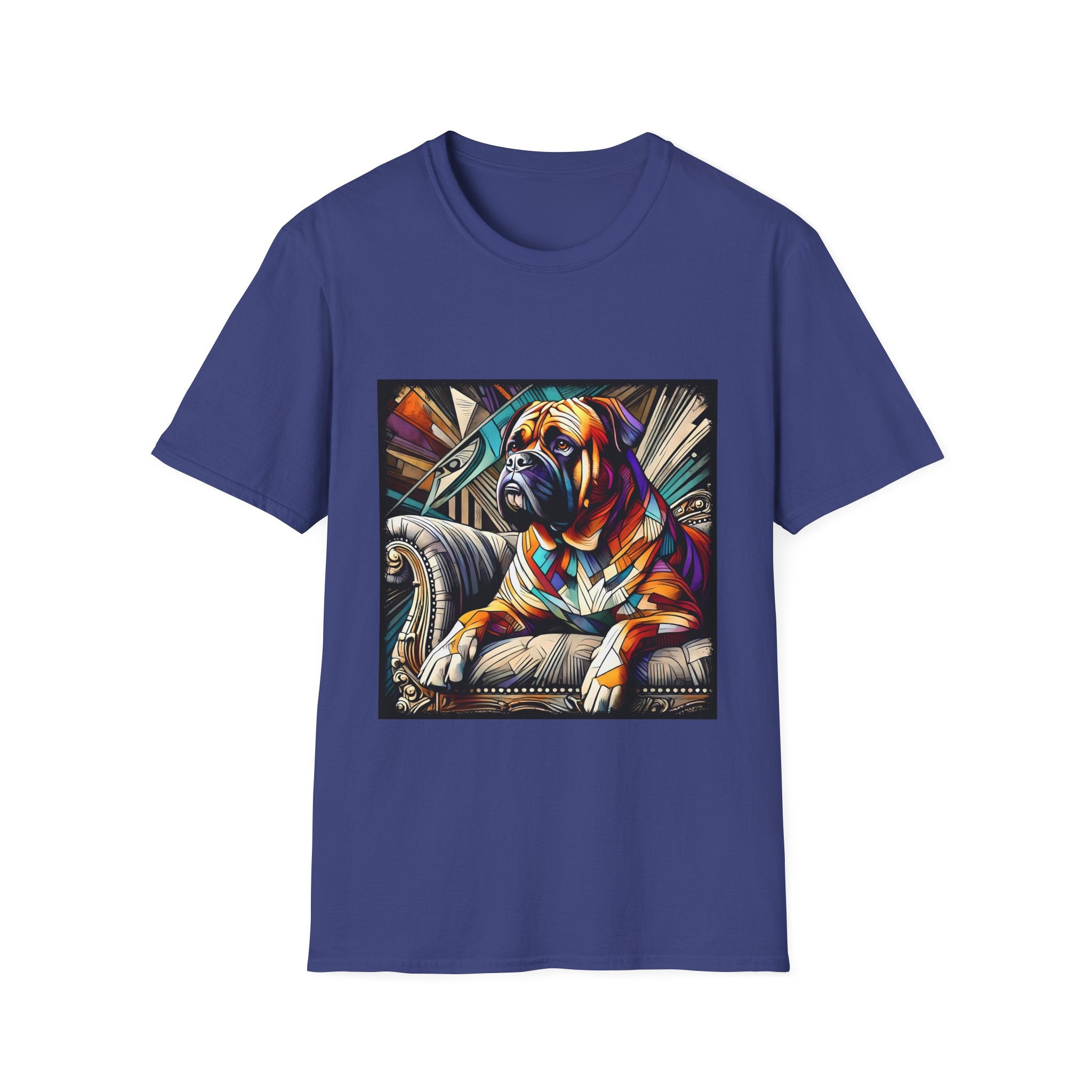 Bullmastiff Vivid Geometric | Unisex Dog T-Shirt