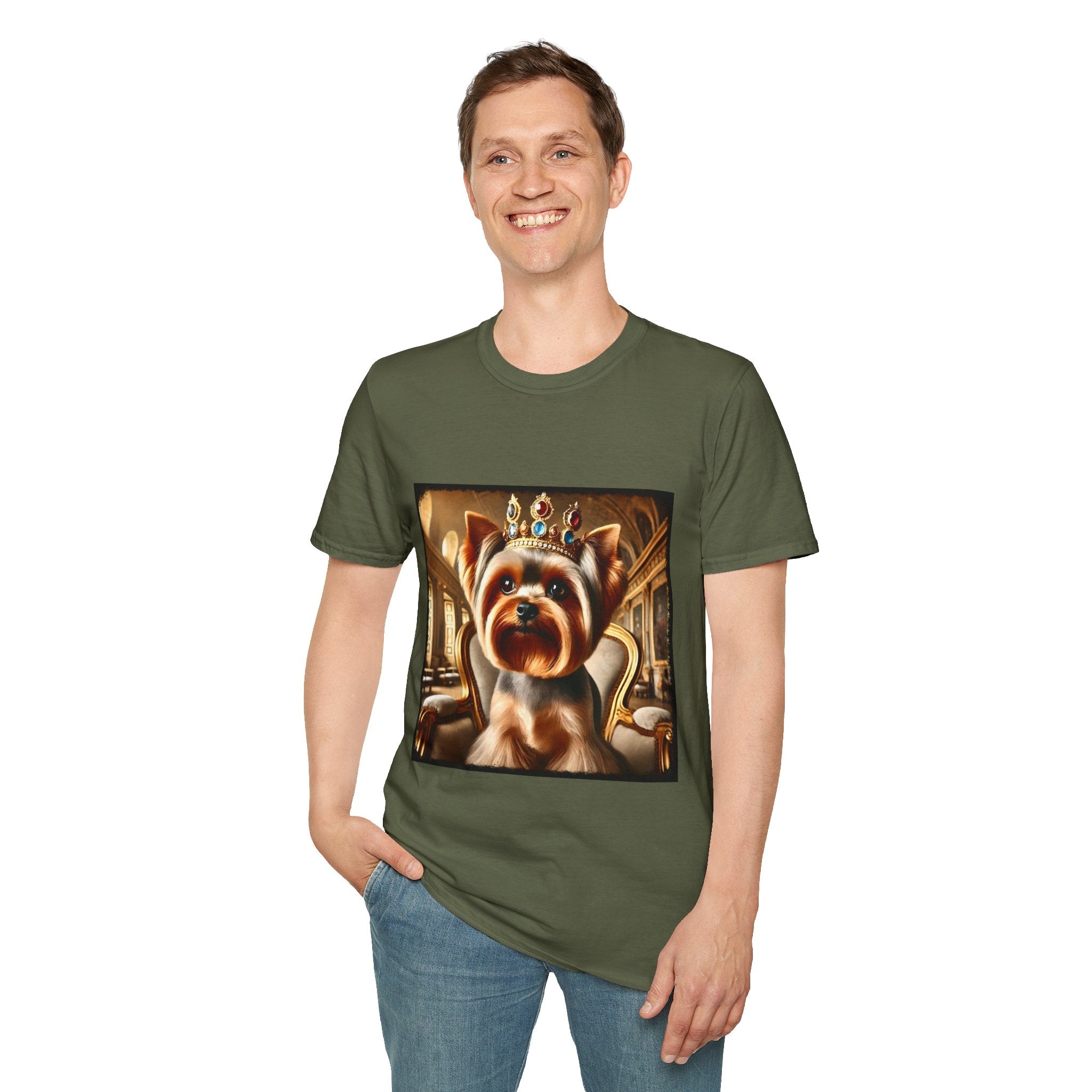 Yorkshire Terrier Mighty Monarch | Unisex Dog T-Shirt