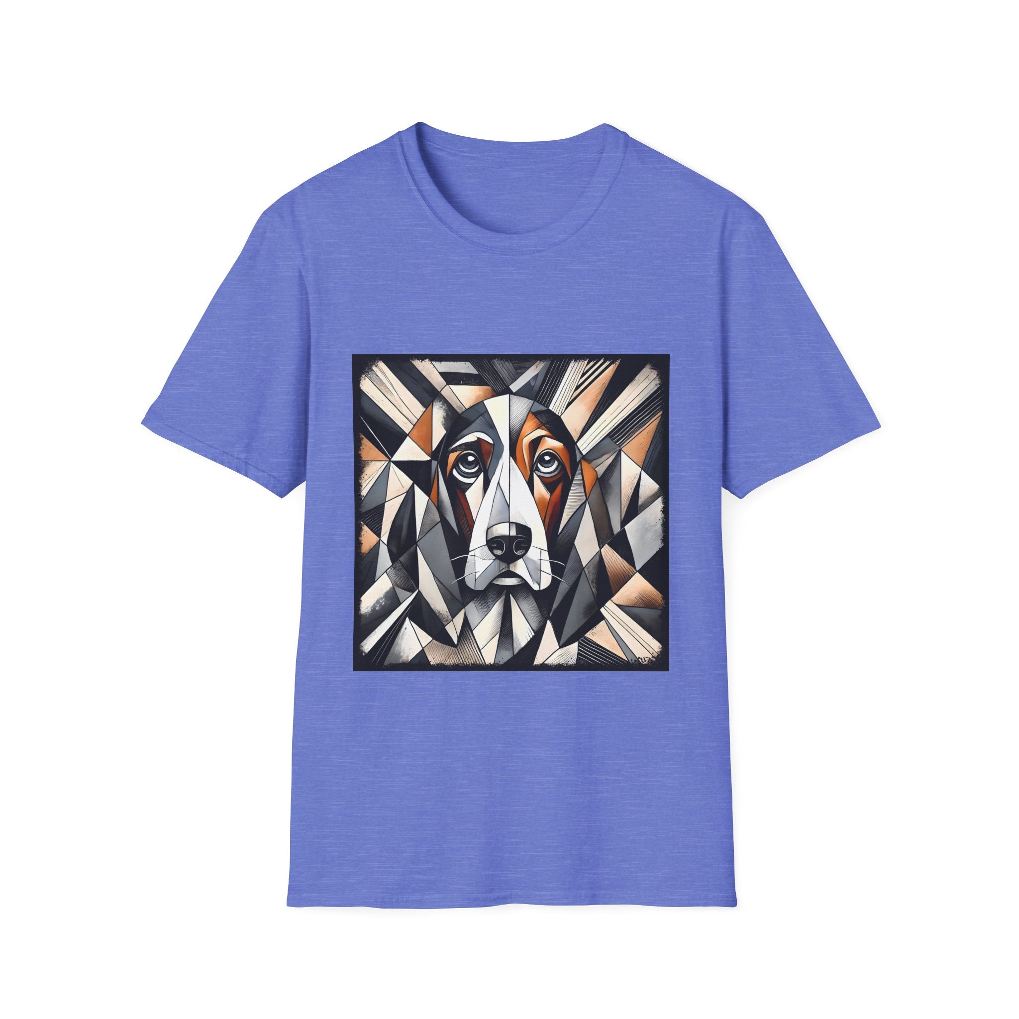 Basset Hound Bold Geometric | Unisex Dog T-Shirt