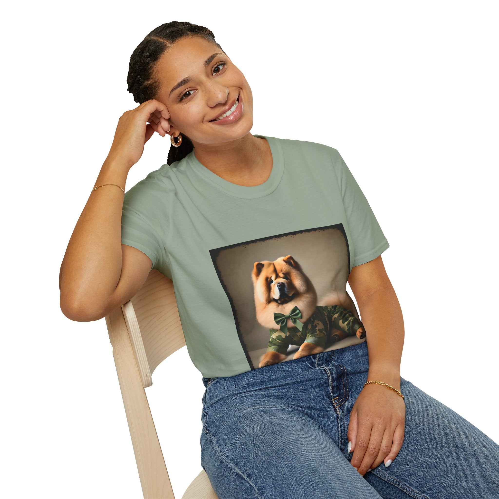 Chow Chow Camo Cutie | Unisex Dog T-Shirt