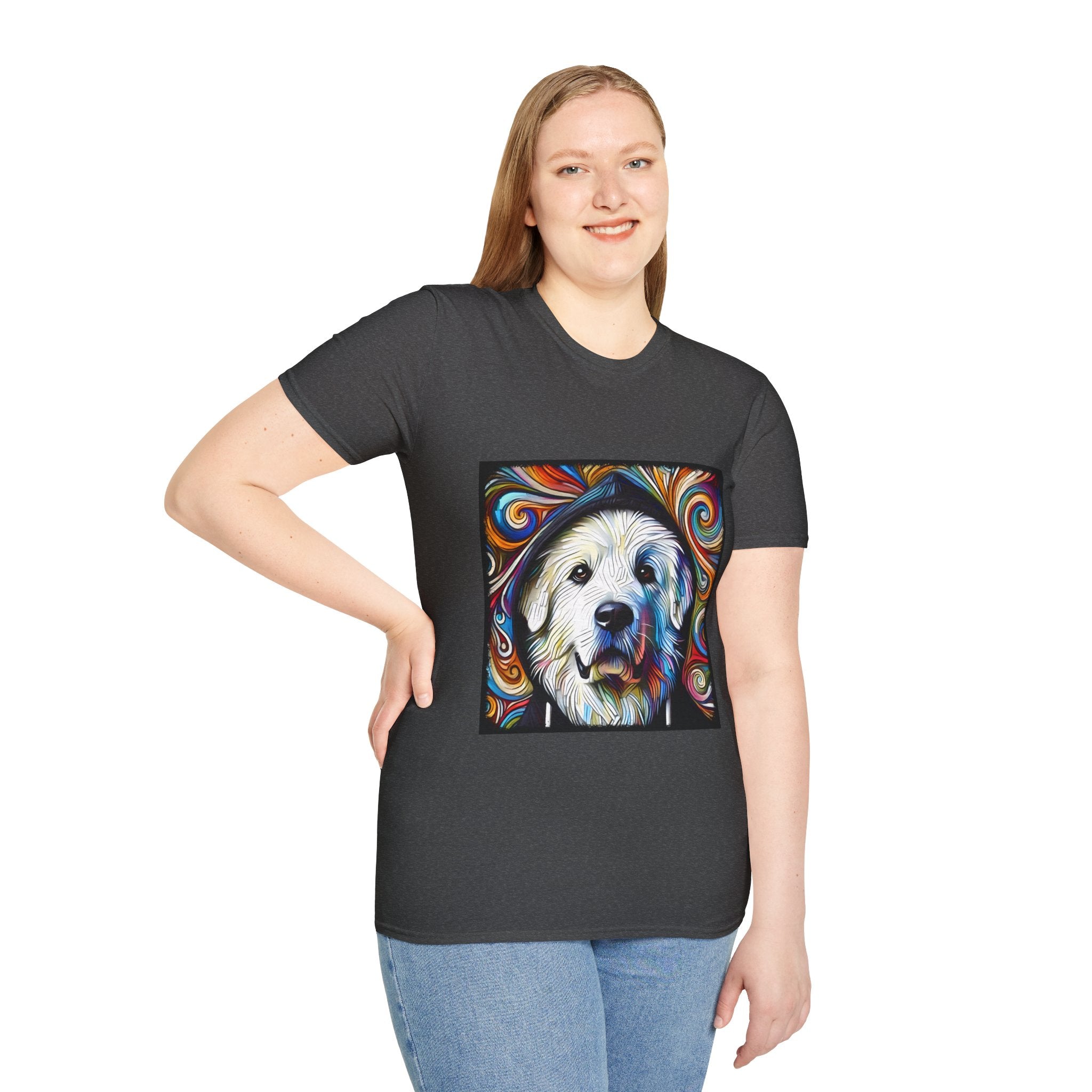 Great Pyrenees Relaxed Swirl | Unisex Dog T-Shirt