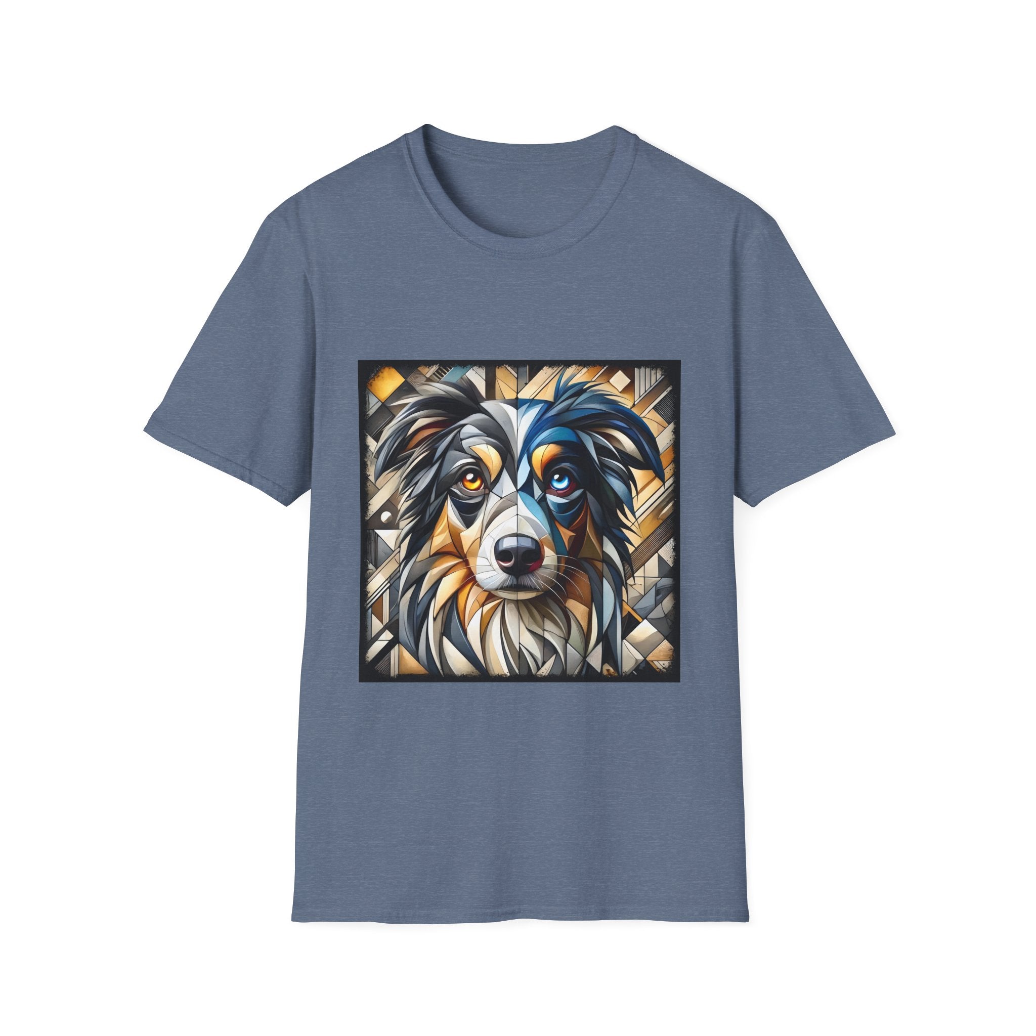 Miniature American Shepherd Bold Geometric |  Unisex Dog T-Shirt