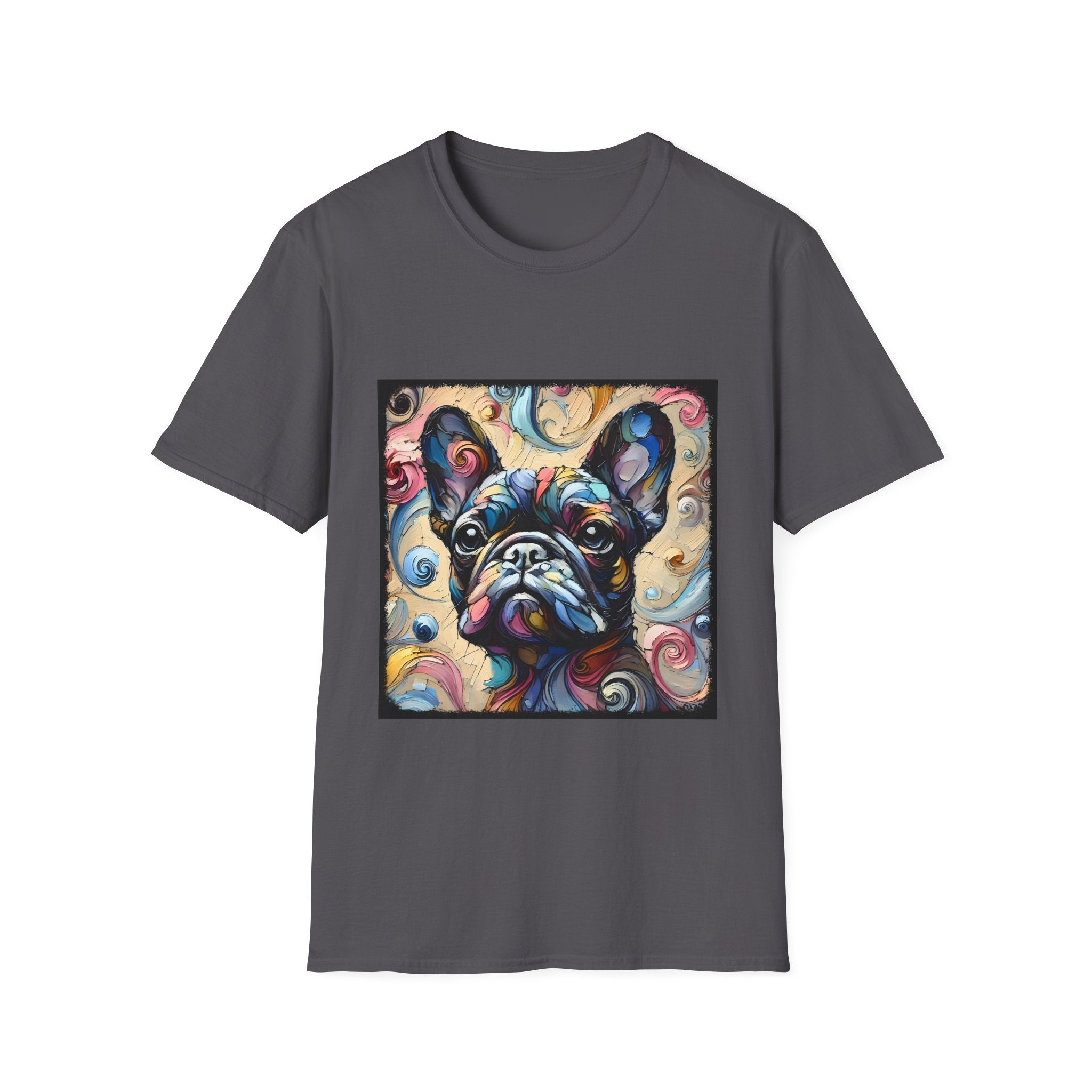French Bulldog Pastel Swirl | Unisex Dog T-Shirt