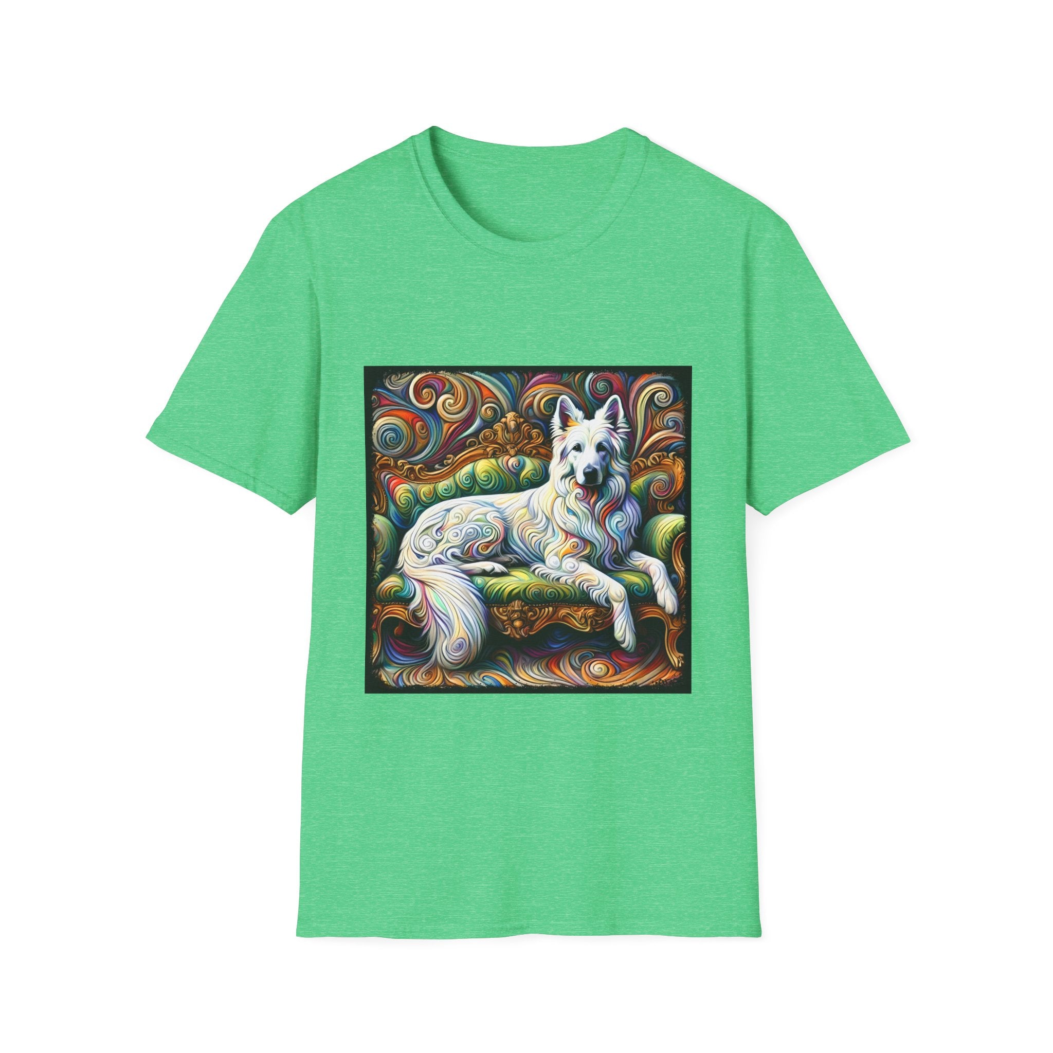 German Shepherd Intense Swirl | Unisex Dog T-Shirt