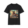 German Shepherd Seashell Siren | Unisex Dog T-Shirt