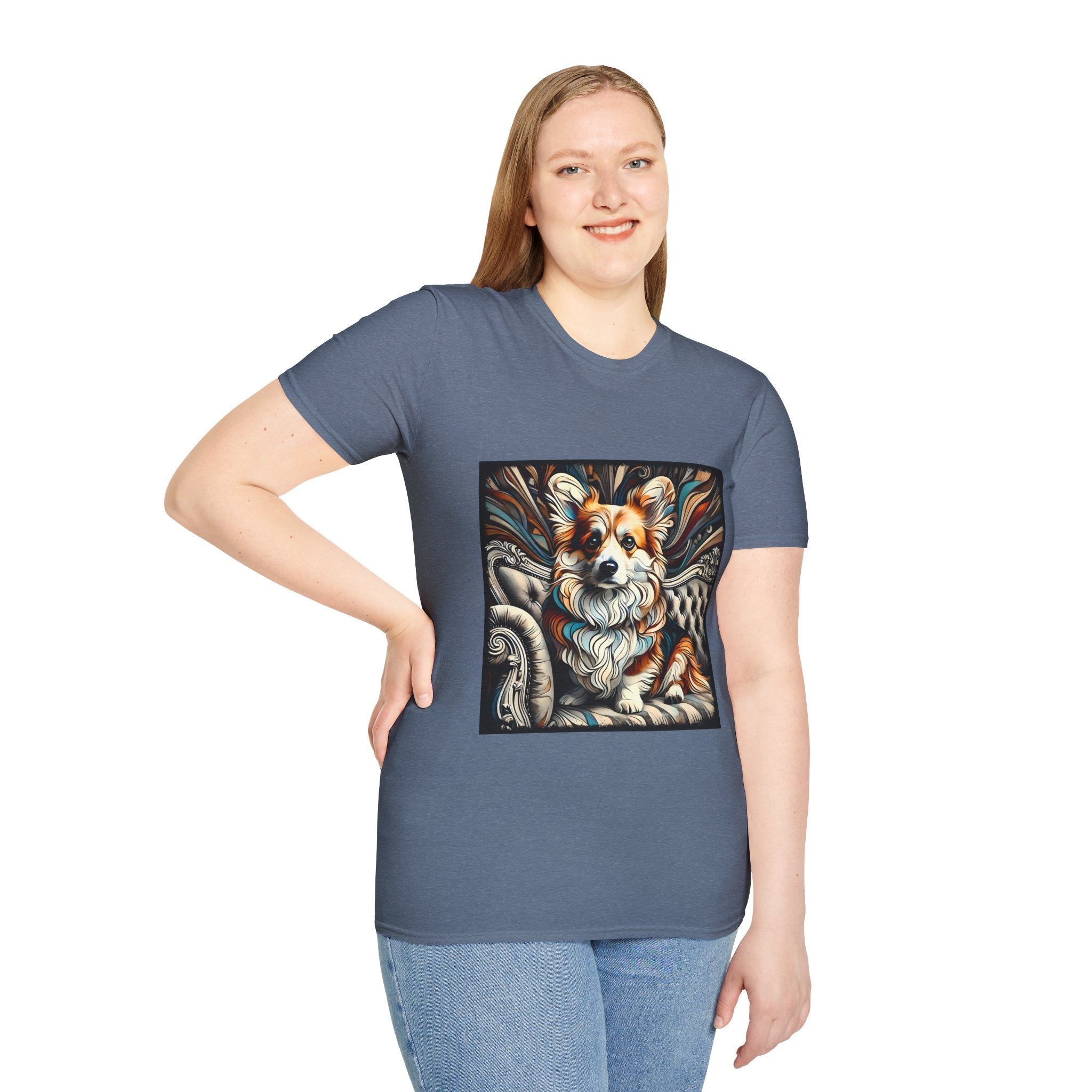 Pembroke Welsh Corgi Earthy Swirl | Unisex Dog T-Shirt