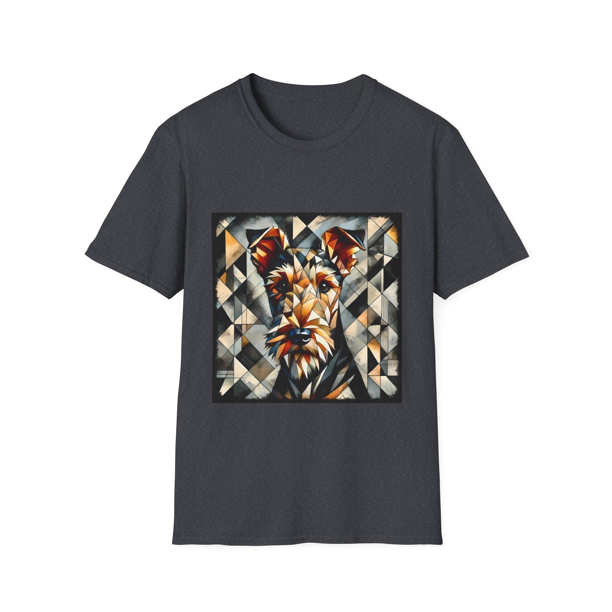 Airedale Terrier Bold Geometric | Unisex Dog T-Shirt