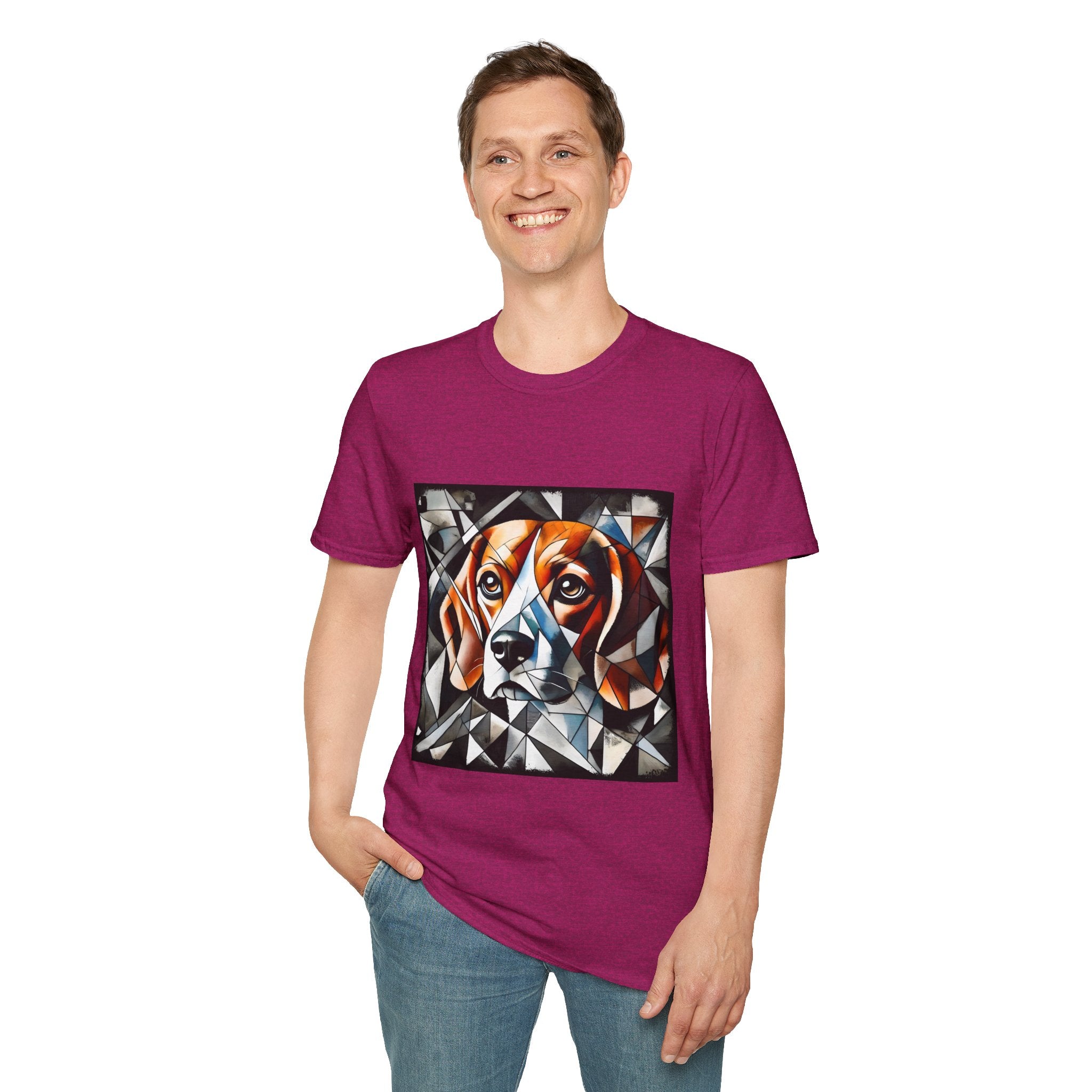 Beagle Bold Geometric | Unisex Dog T-Shirt