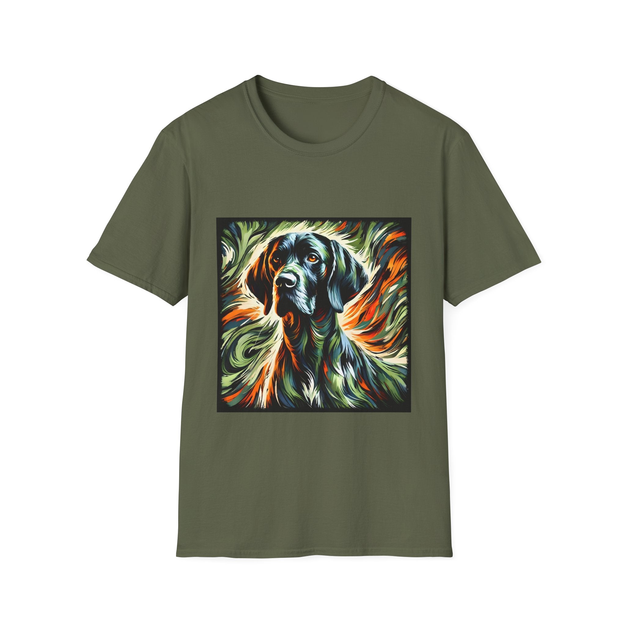 German Shorthaired Pointer Bold Flame Classic | Unisex Dog T-Shirt