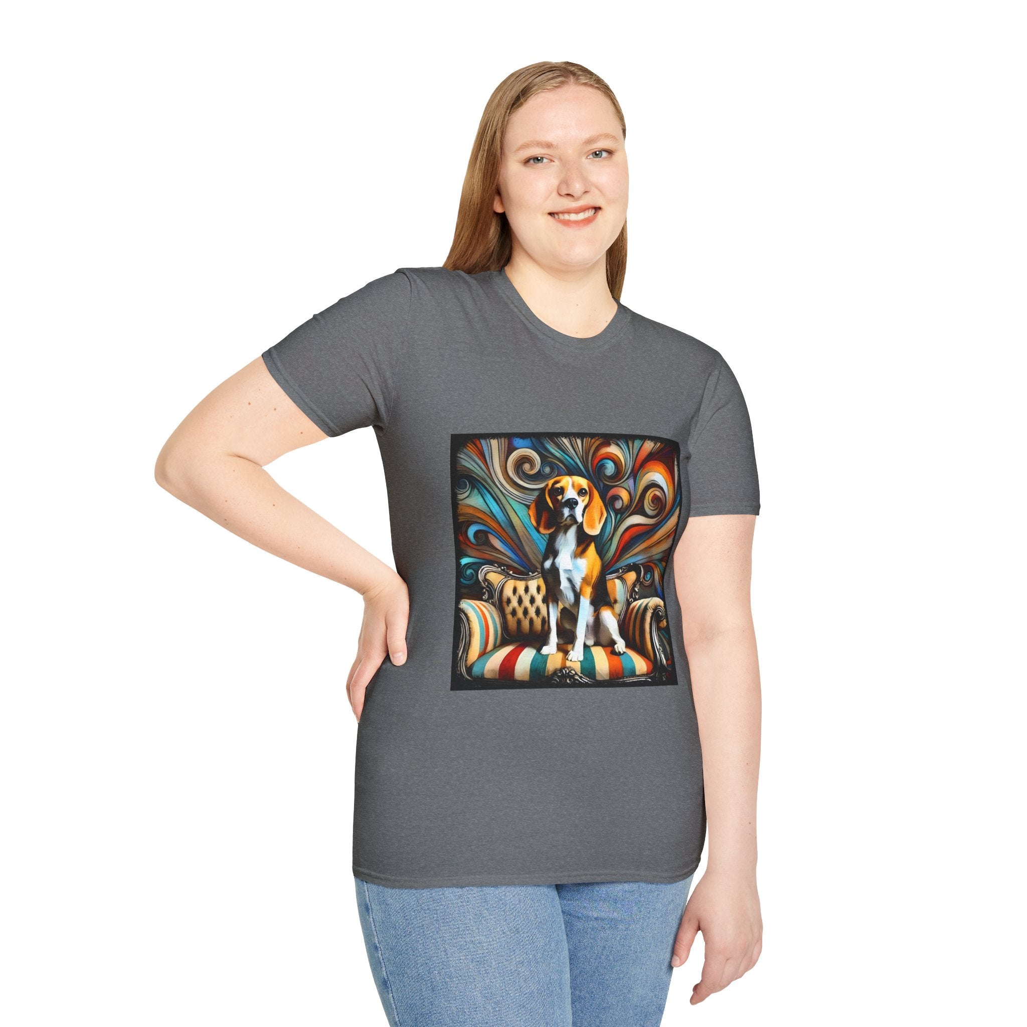 Beagle Warm Swirl | Unisex Dog T-Shirt