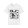 Akita Bold Heart Sketch | Unisex Dog T-Shirt