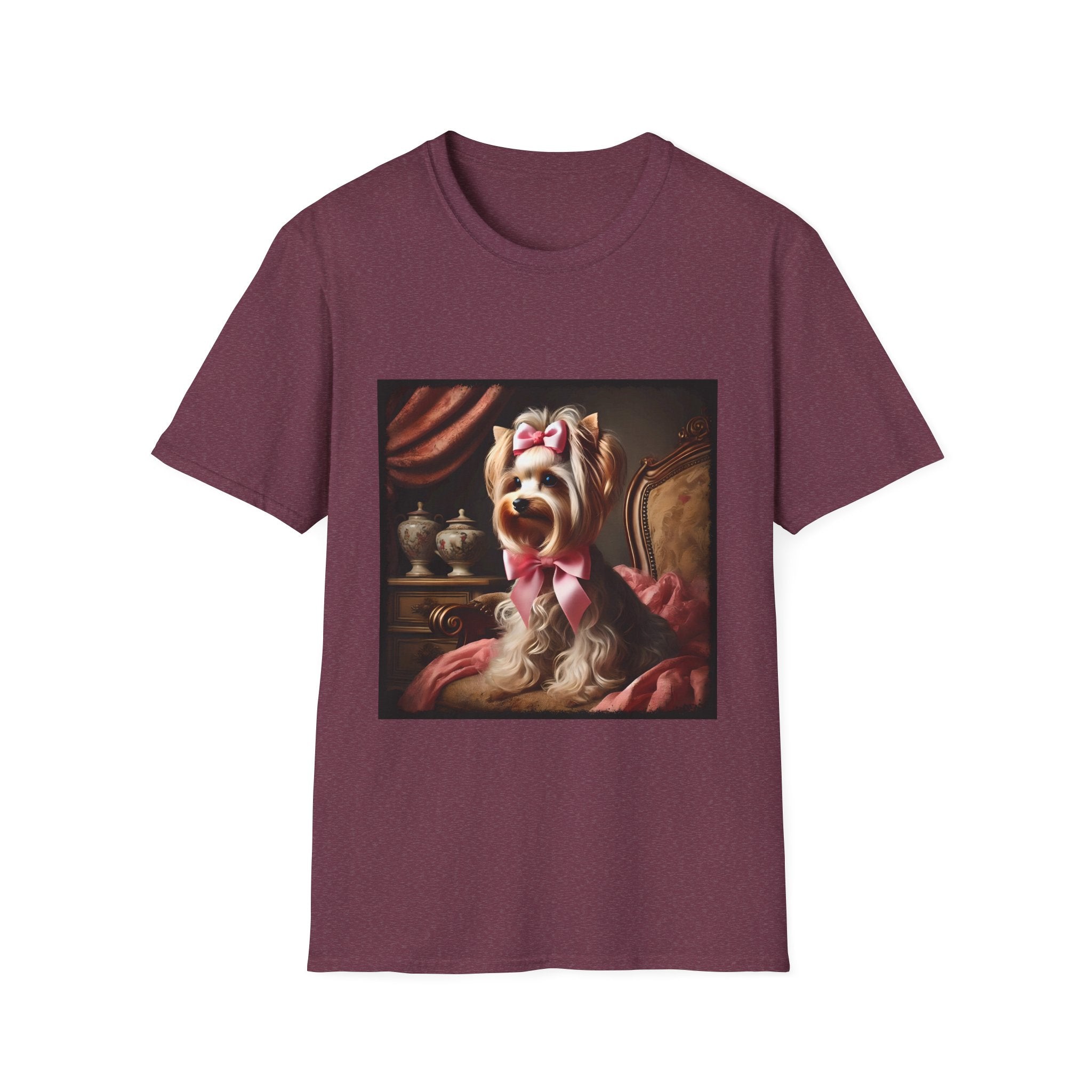 Yorkshire Terrier Pink Bow Princess | Unisex Dog T-Shirt