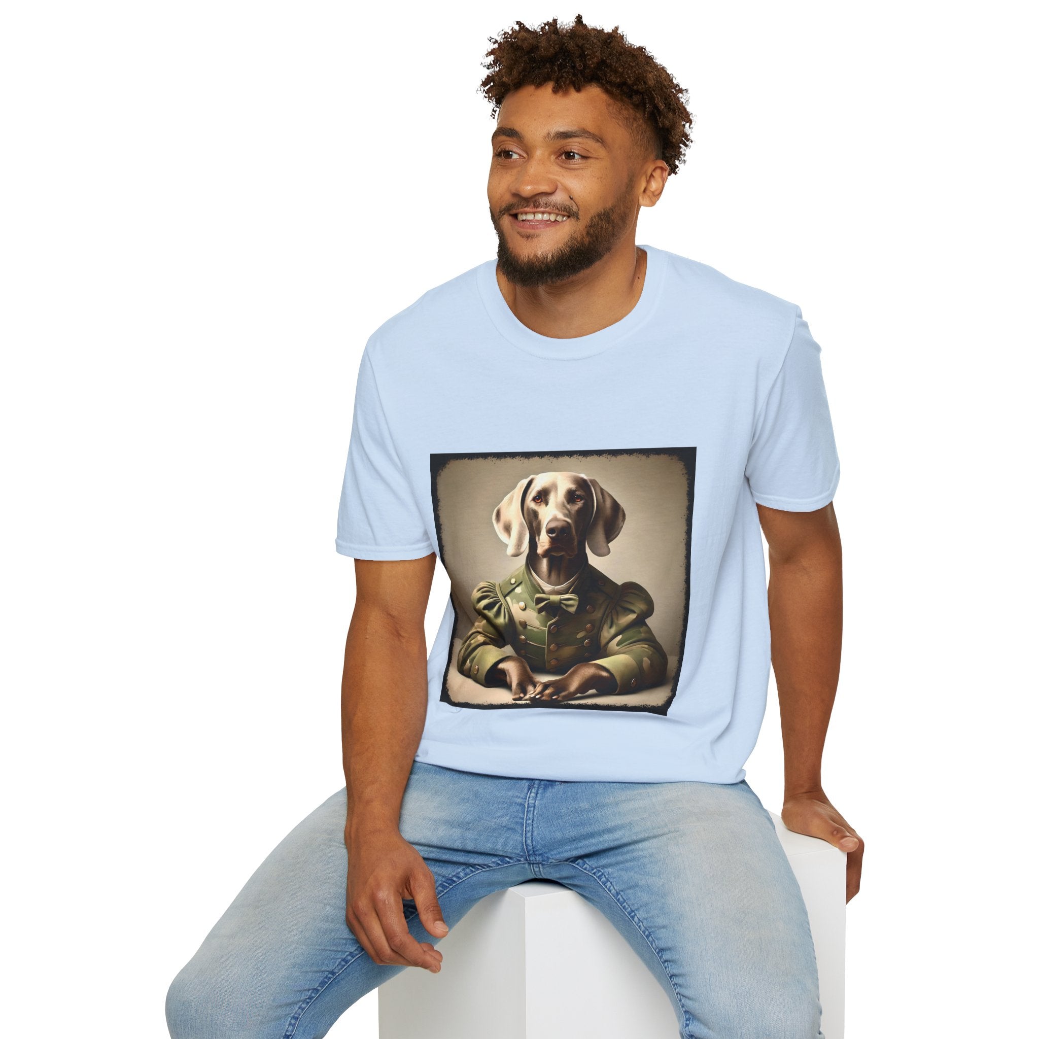 Weimaraner Classic Commander | Unisex Dog T-Shirt