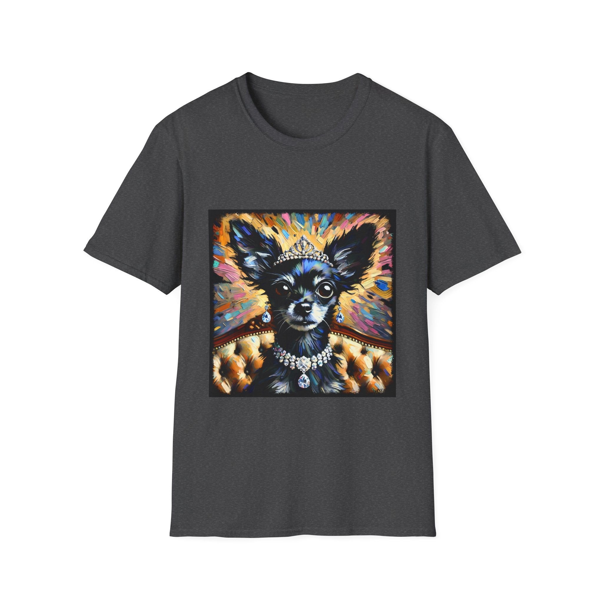 Chihuahua Diamond Earring Classic | Unisex Dog T-Shirt