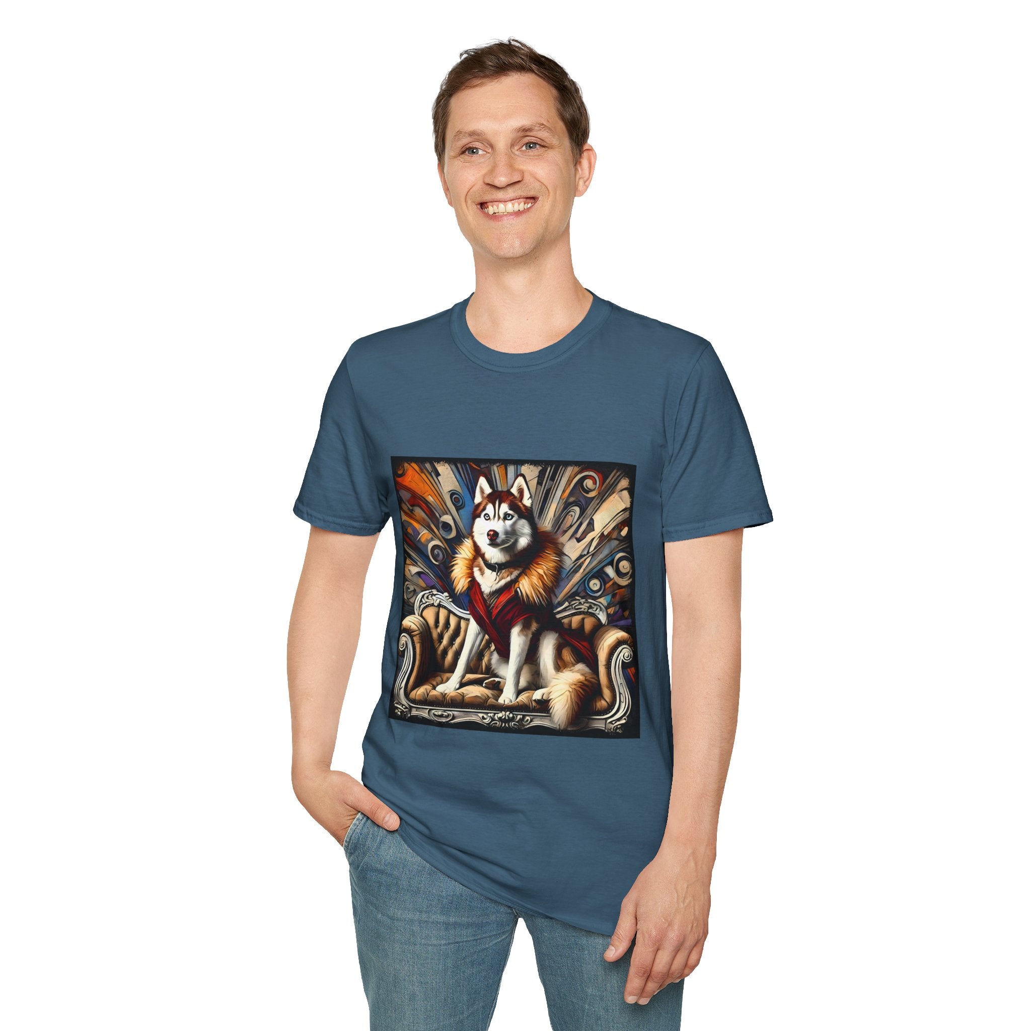 Siberian Husky Bold Rebel | Unisex Dog T-Shirt