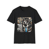 Tibetan Mastiff B&W Bold Eyes | Unisex Dog T-Shirt