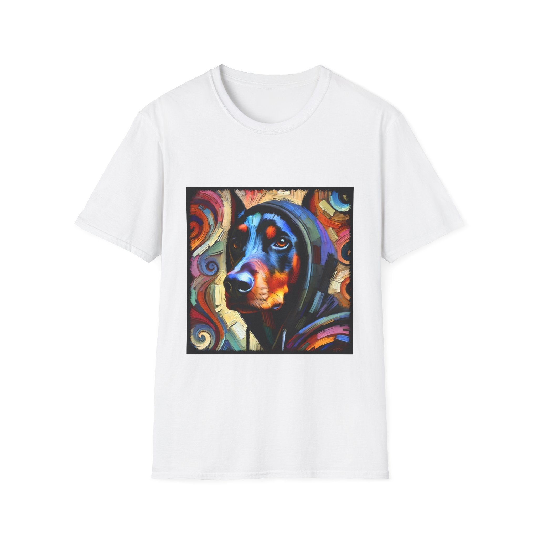 Doberman Pinscher Relaxed Swirl | Unisex Dog T-Shirt