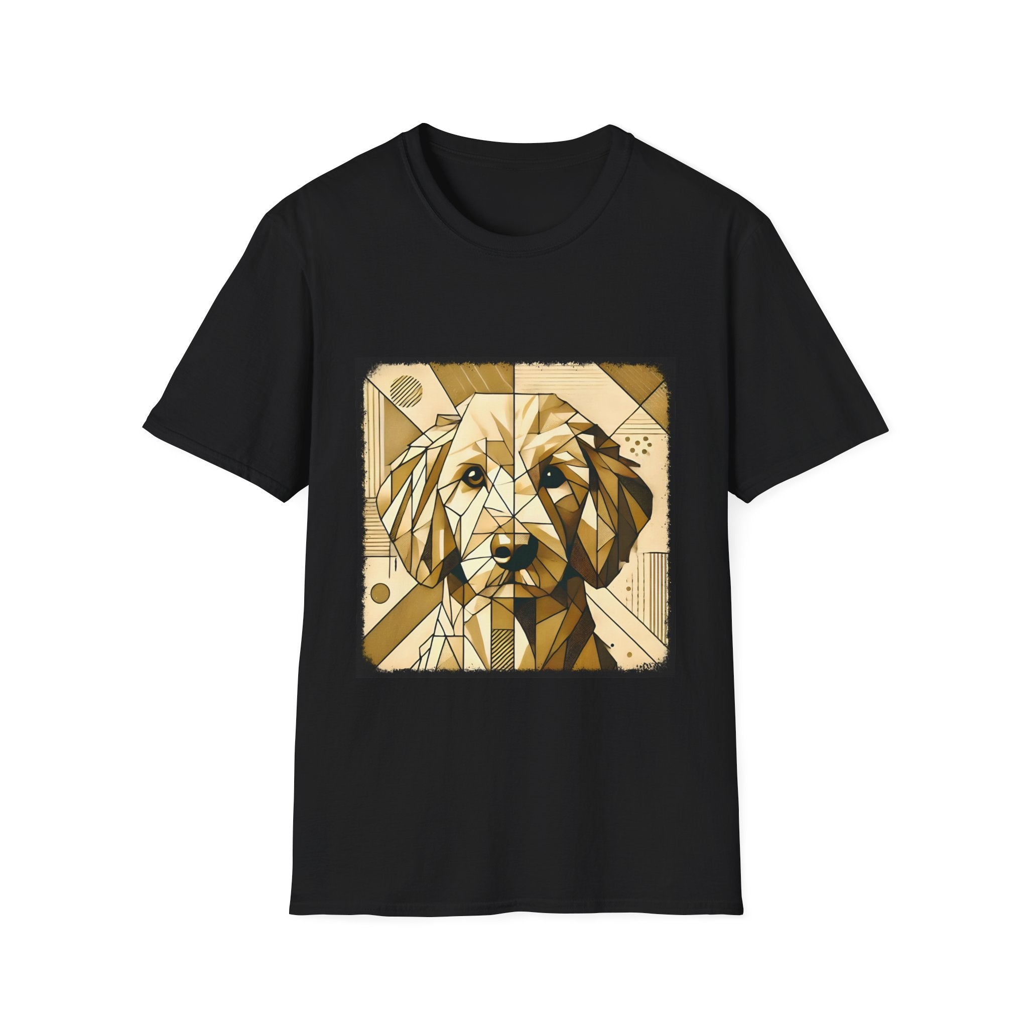 Golden Retriever Golden Geometric | Unisex Dog T-Shirt