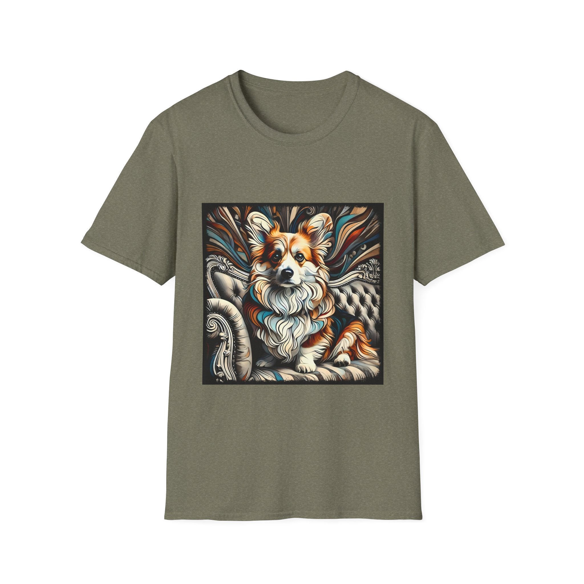Pembroke Welsh Corgi Earthy Swirl | Unisex Dog T-Shirt