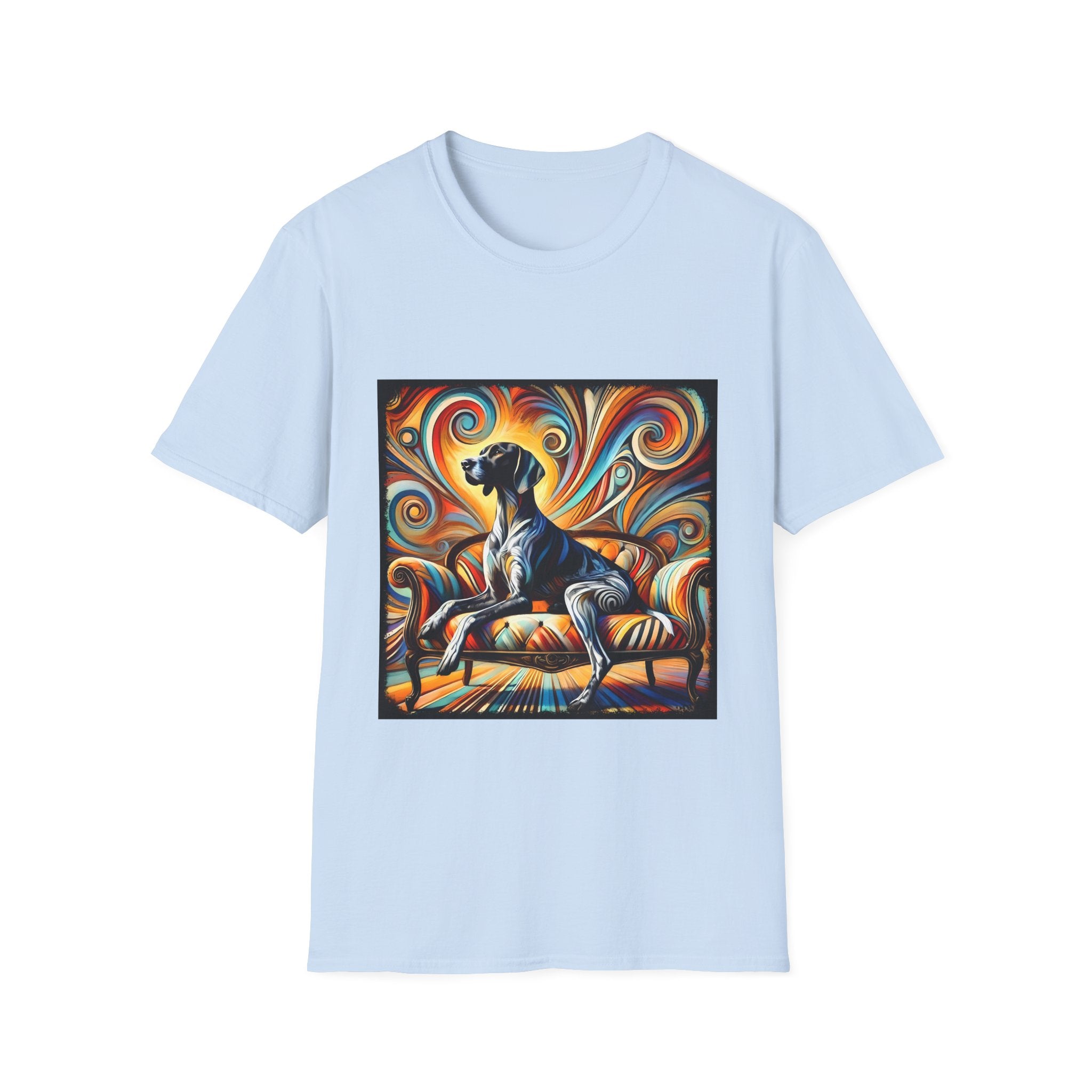 German Shorthaired Pointer Sun Swirl | Unisex Dog T-Shirt
