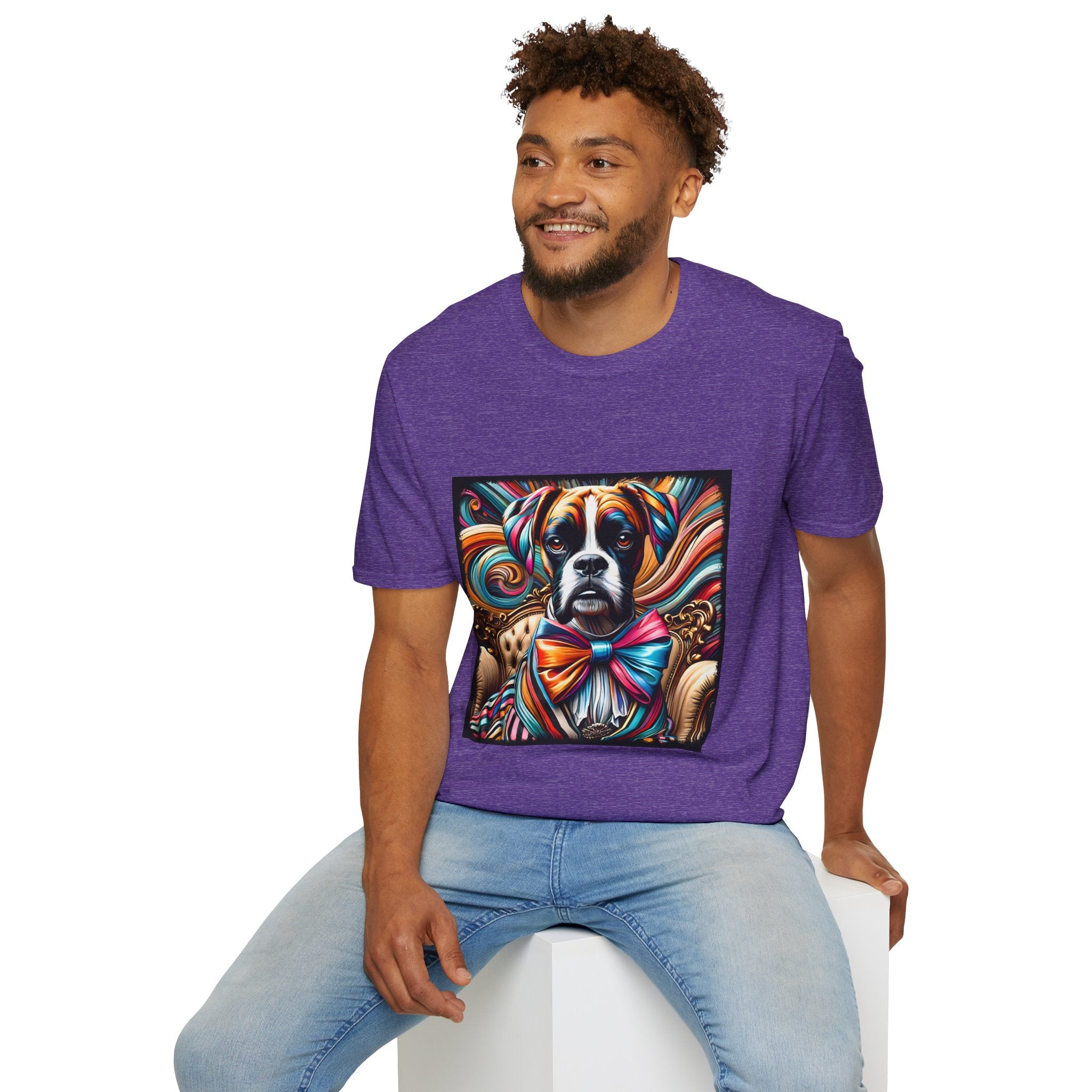 Boxer Bold Rocker | Unisex Dog T-Shirt