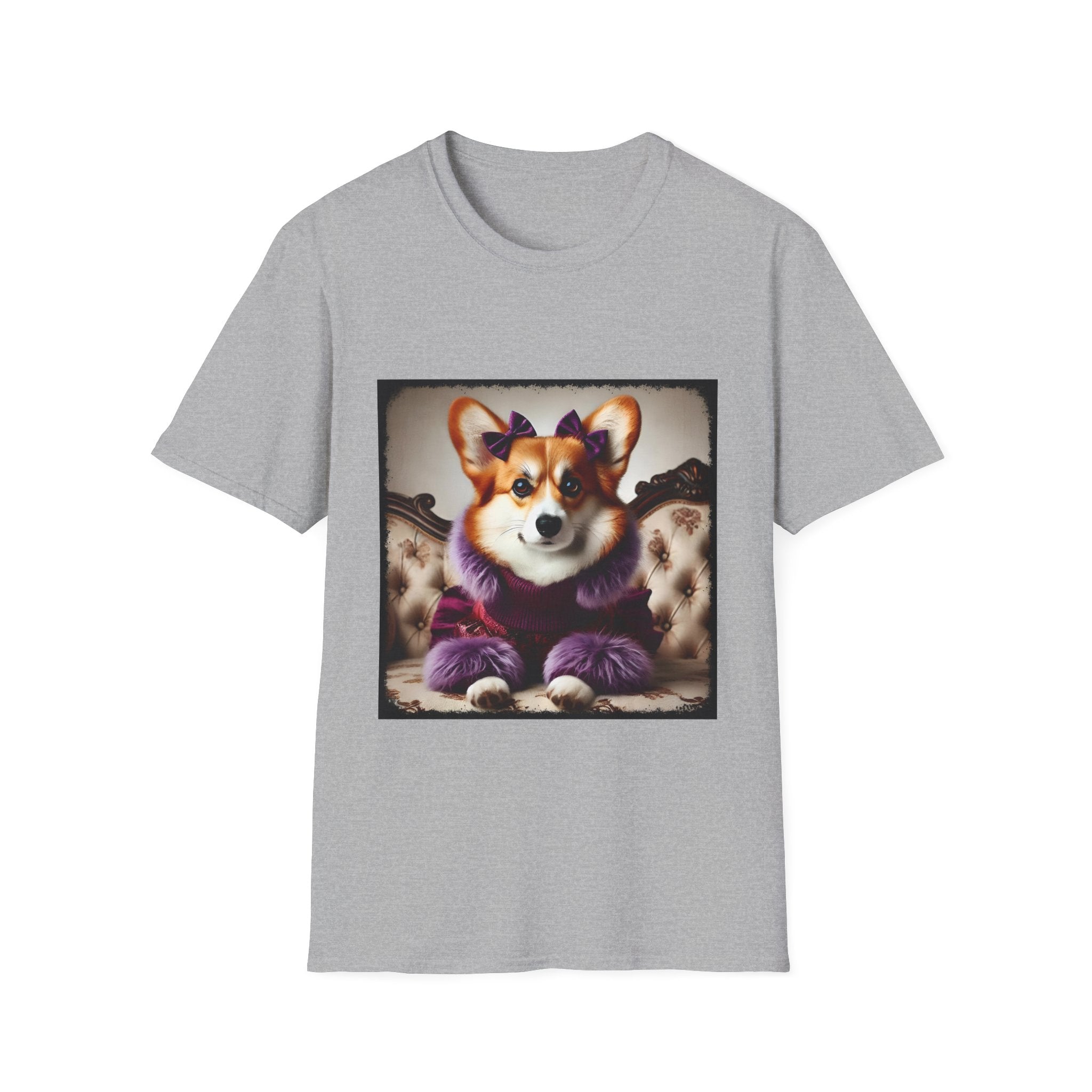 Pembroke Welsh Corgi Purple Pawfluencer | Unisex Dog T-Shirt