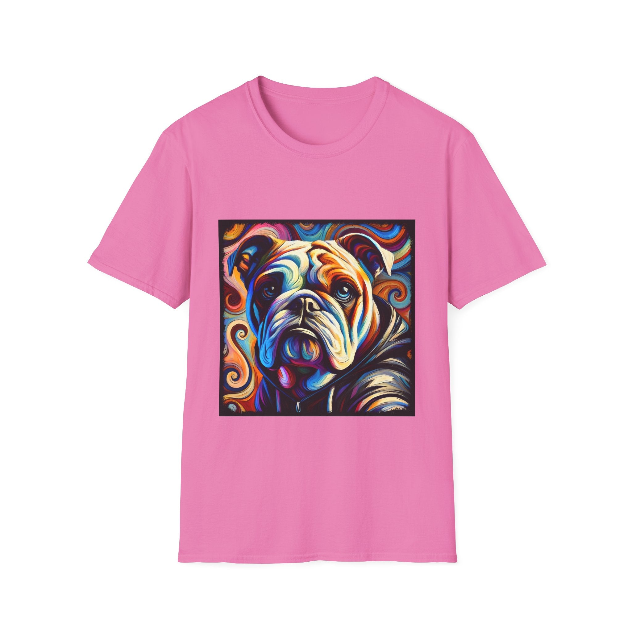 Bulldog Relaxed Swirl | Unisex Dog T-Shirt