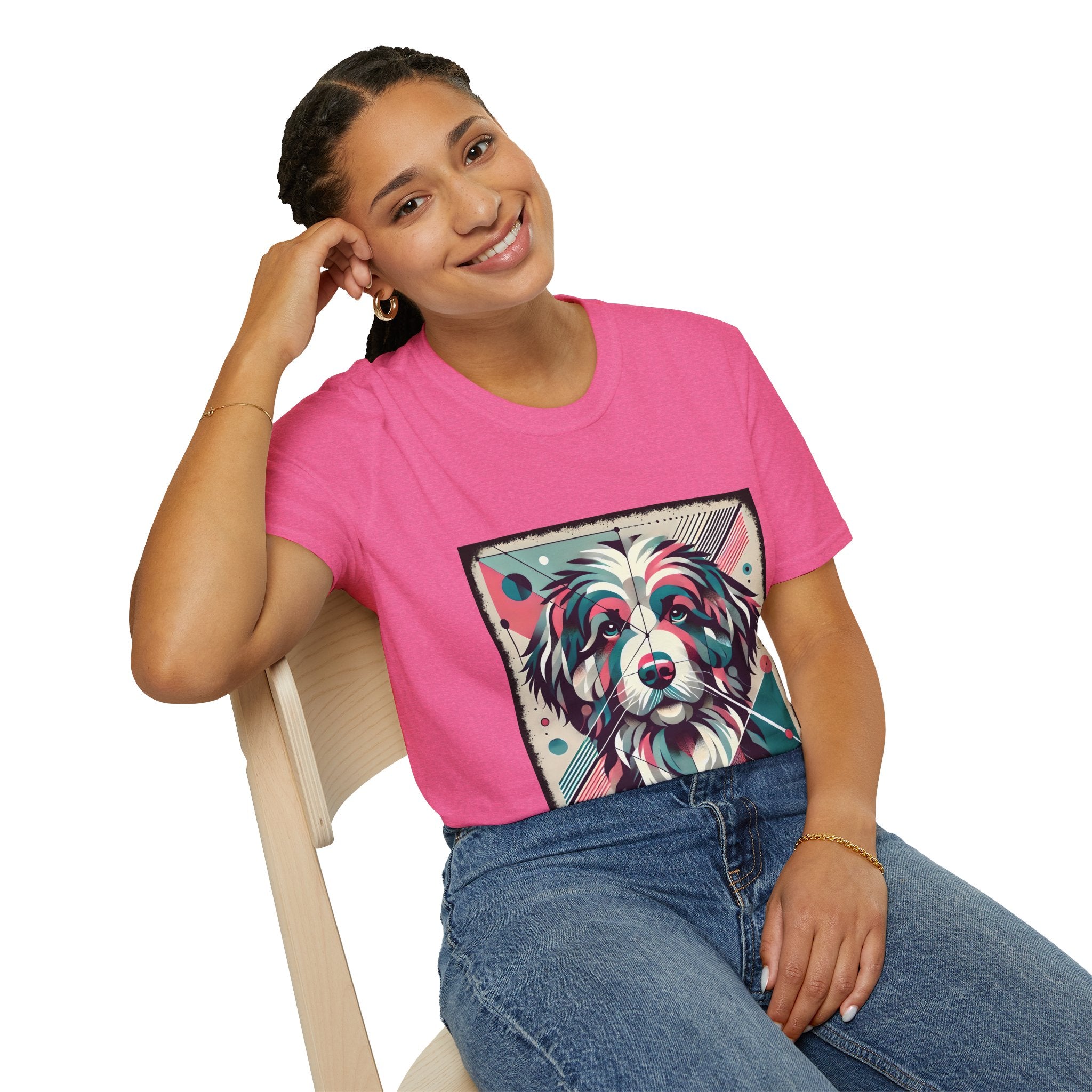 Goldendoodle Bold Geometric | Unisex Dog T-Shirt