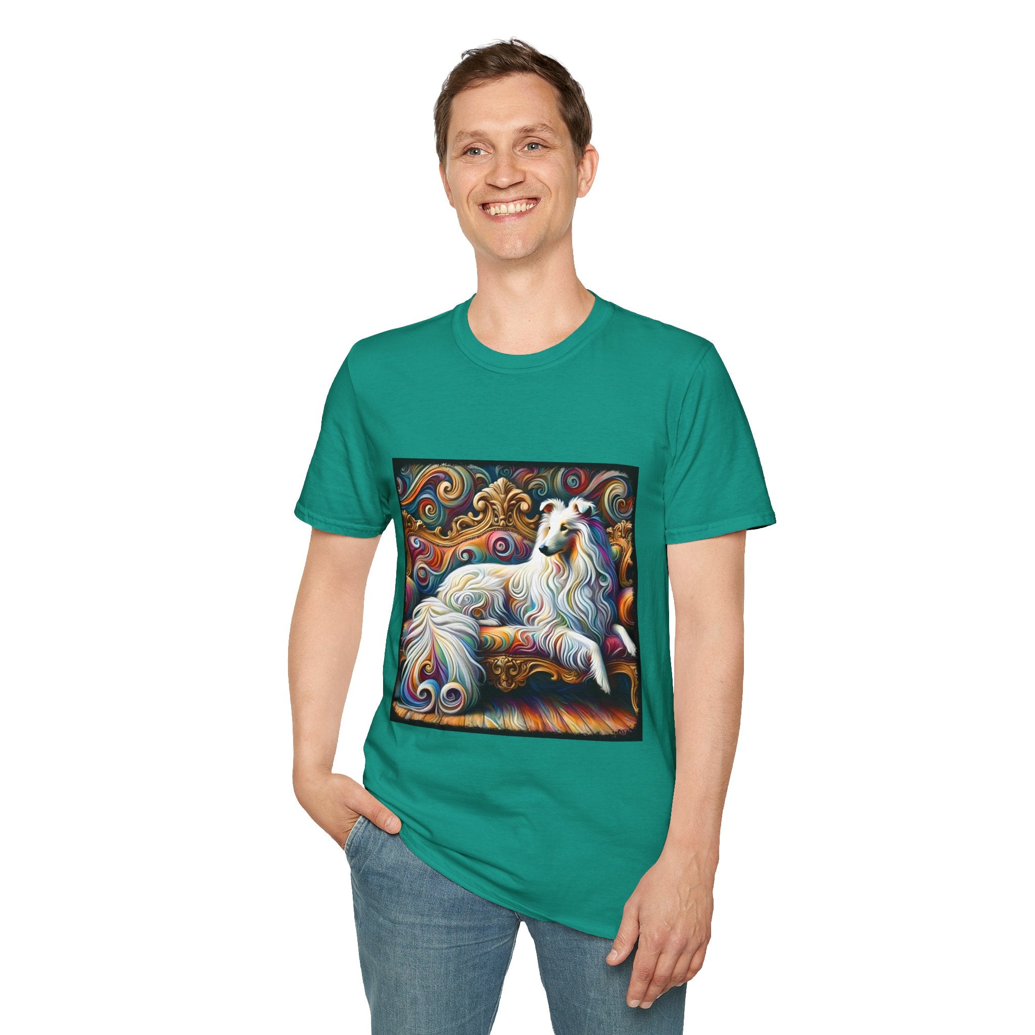 Collie Divine Swirl | Unisex Dog T-Shirt
